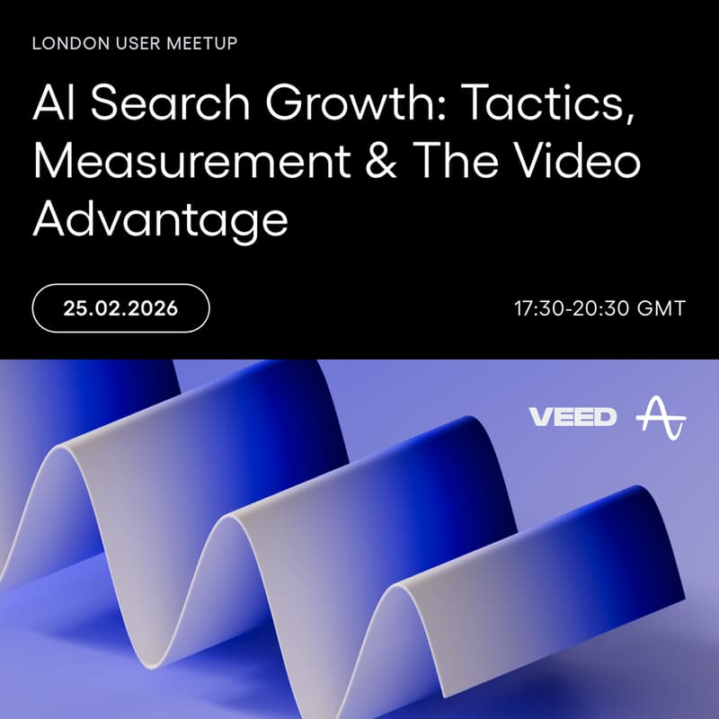 Cover Image for London Meetup - AI Search Growth: Tactics, Measurement & The Video Advantage