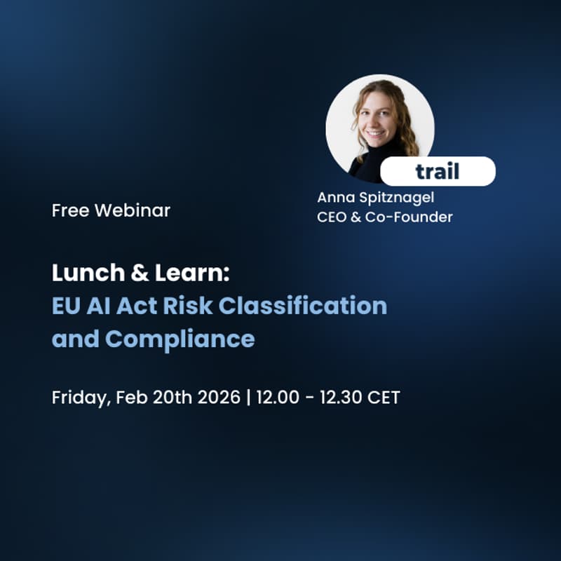 Cover Image for Lunch & Learn: EU AI Act Risk Classification and Compliance