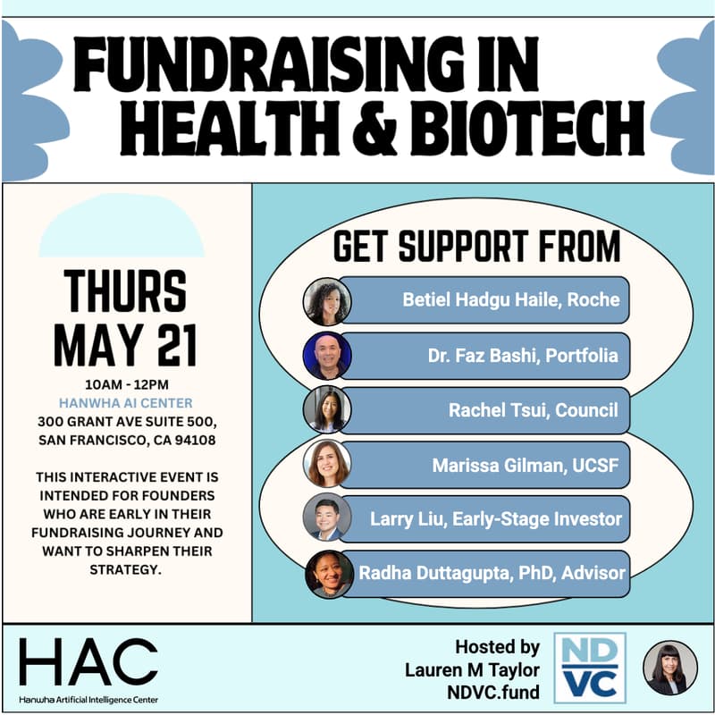 Cover Image for Fundraising Strategy for Health & Biotech Founders