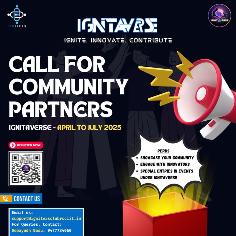 Cover Image for Call For Community Partners - IGNITAVERSE