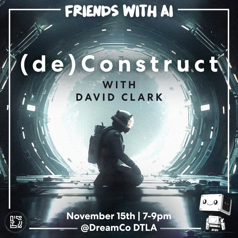 Cover Image for (de)Construct: Advanced AI Filmmaking with Writer / Director David Clark
