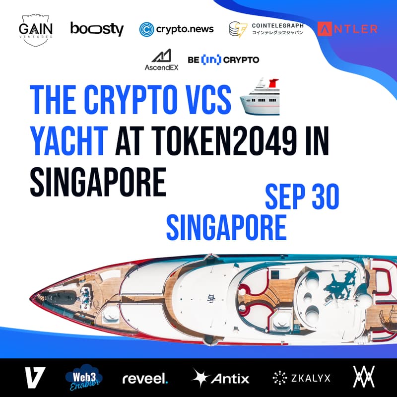 Cover Image for The Crypto+AI VCs 🛳️ YACHT in Singapore