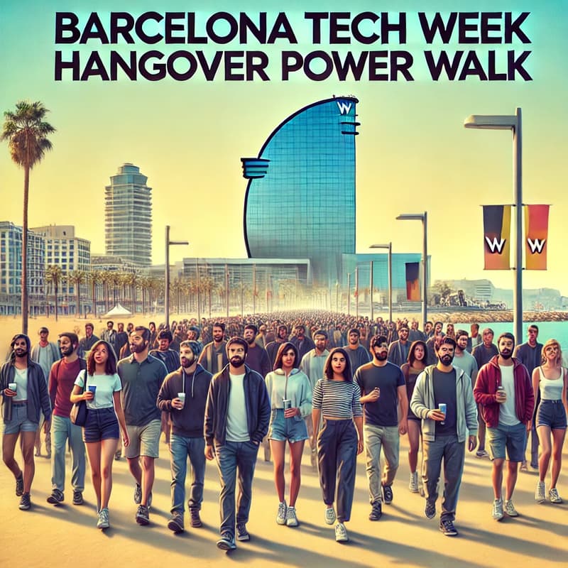 Cover Image for Special Barcelona Tech Week Hangover Founders and Funders Power Walk (Free Walk)