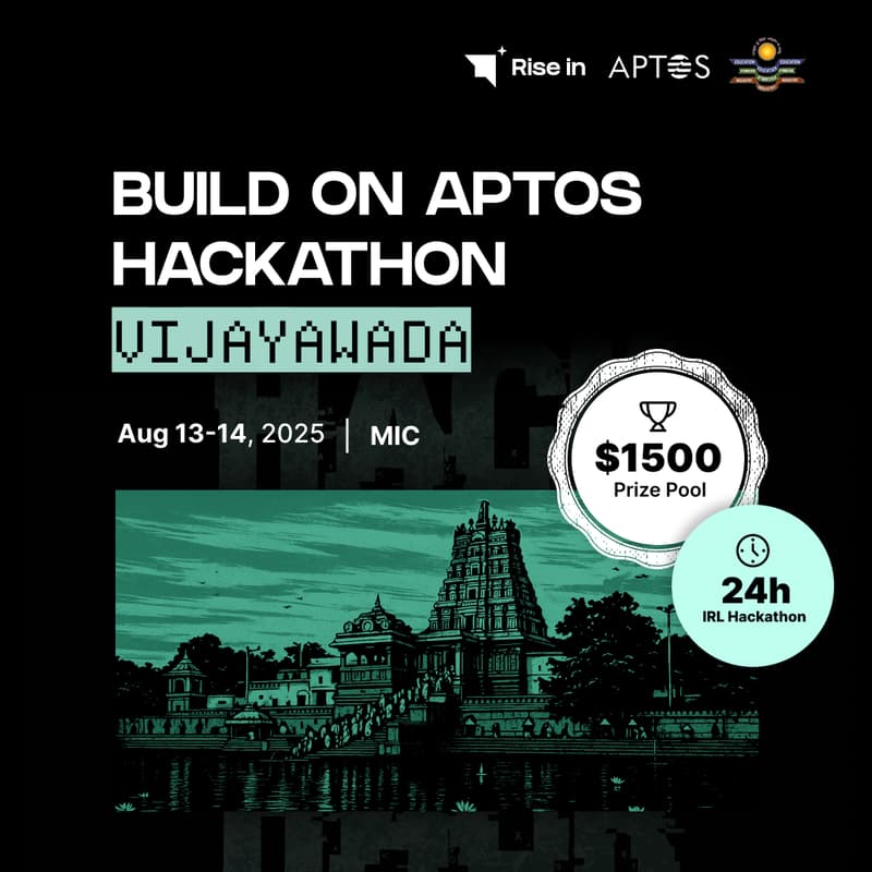Cover Image for Build On Aptos Hackathon โ Vijayawada Edition