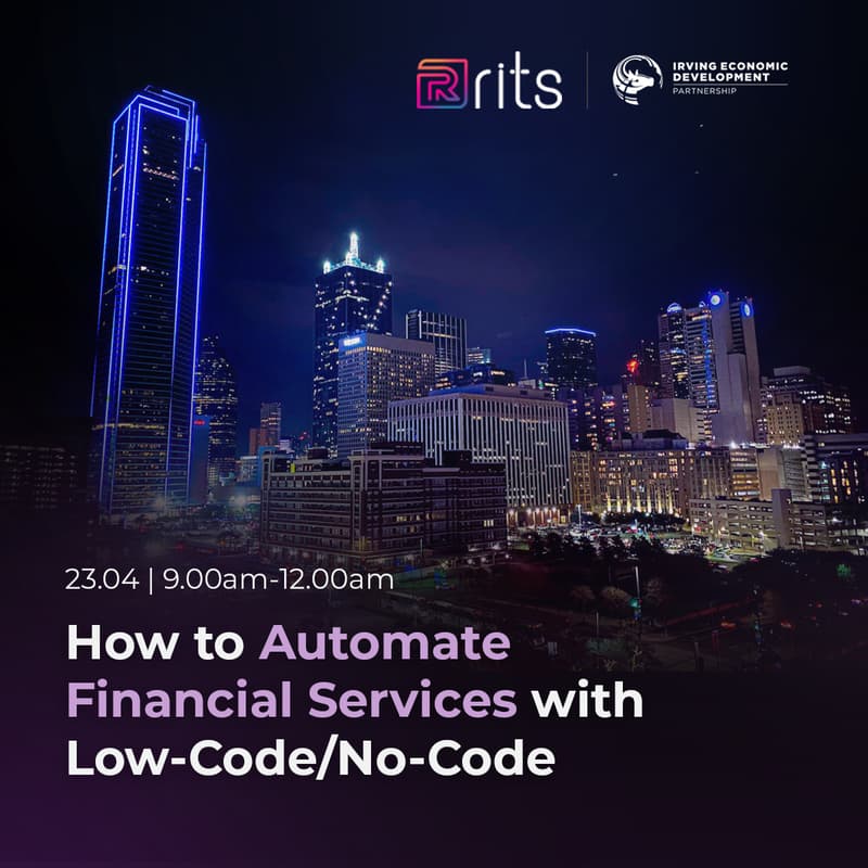 Cover Image for Faster Growth, Lower Risk – How to Automate Financial Services with Low-Code/No-Code