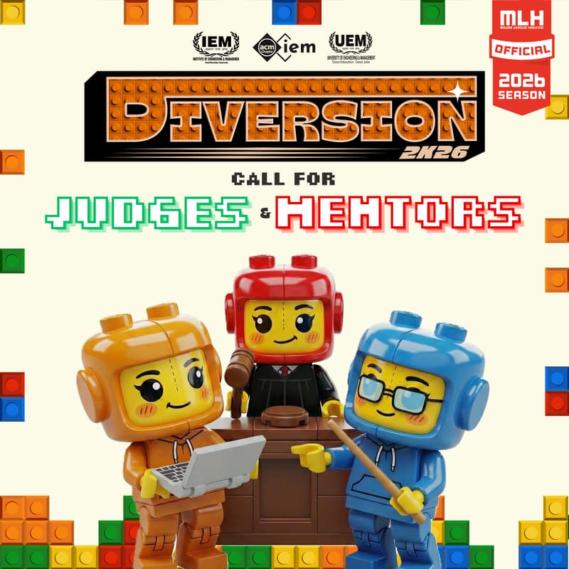Cover Image for DIVERSION2K26 - Call for Judges & Mentors