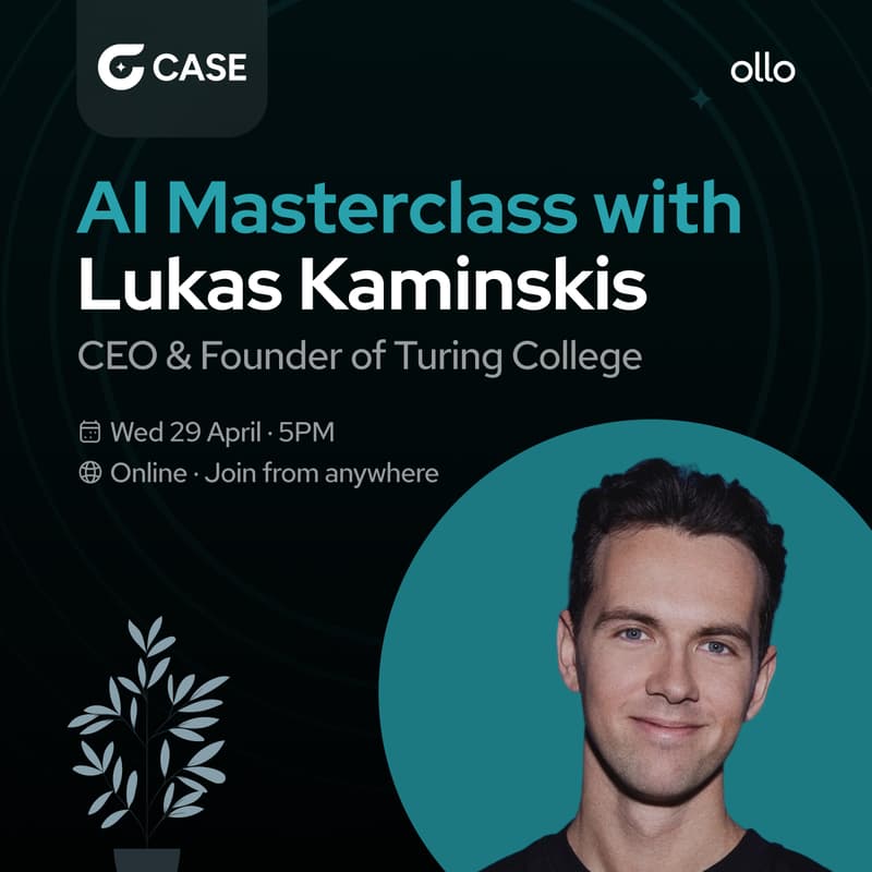 Cover Image for Hands-on AI: Masterclass Series with Lukas Kaminskis (CEO and Founder, Turing College)