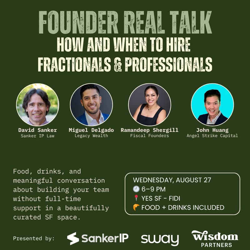 Cover Image for Founder Real Talk: How and When to Hire Fractionals & Professional Services