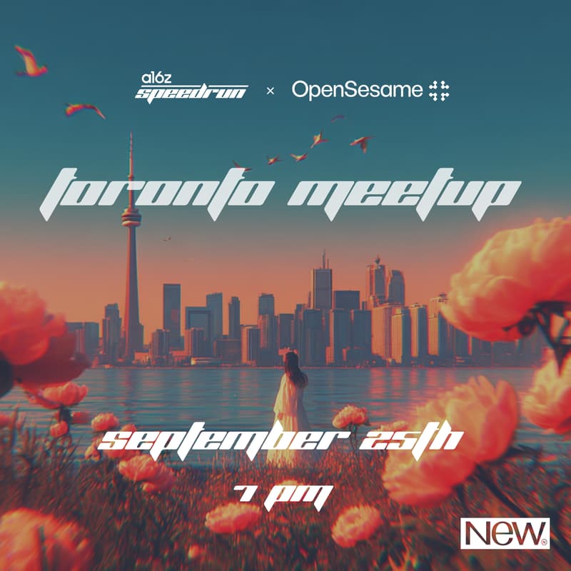 Cover Image for a16z speedrun: toronto founders
