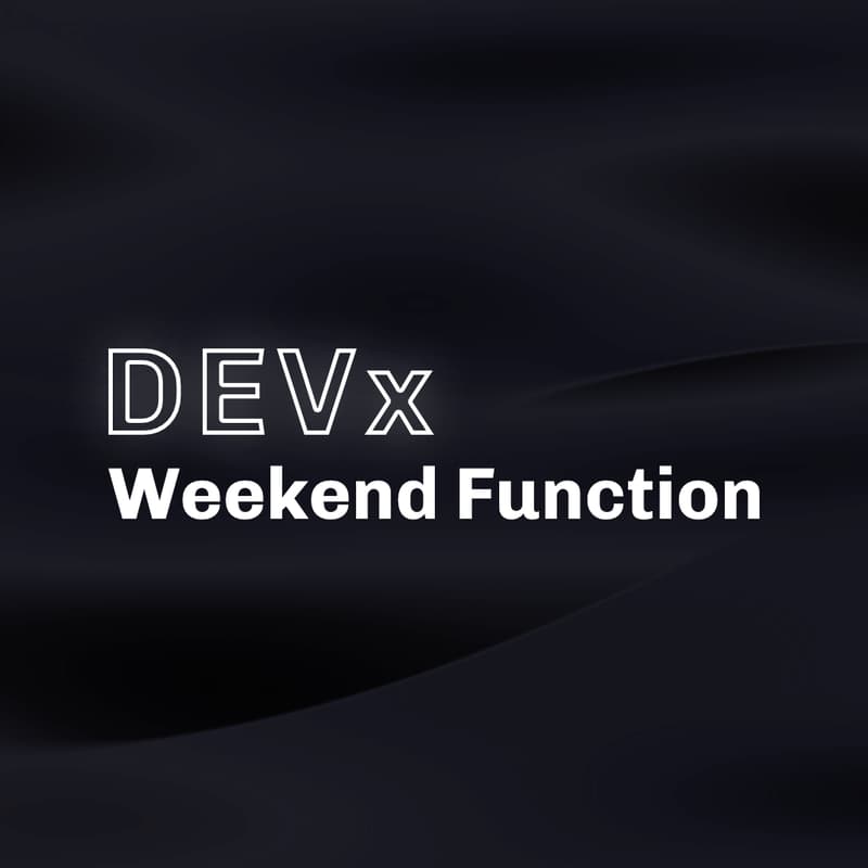 Cover Image for Weekend Function() { Software Developer Meetup }