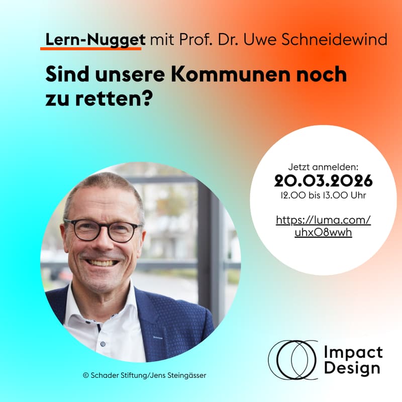 Cover Image for Uwe Schneidewind, ehemaliger Oberbürgermeister von Wuppertal: Sind unsere Kommunen noch zu retten?