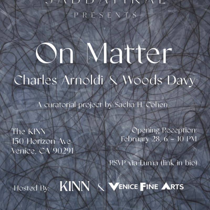 Cover Image for On Matter: Opening Reception | Frieze Art Week