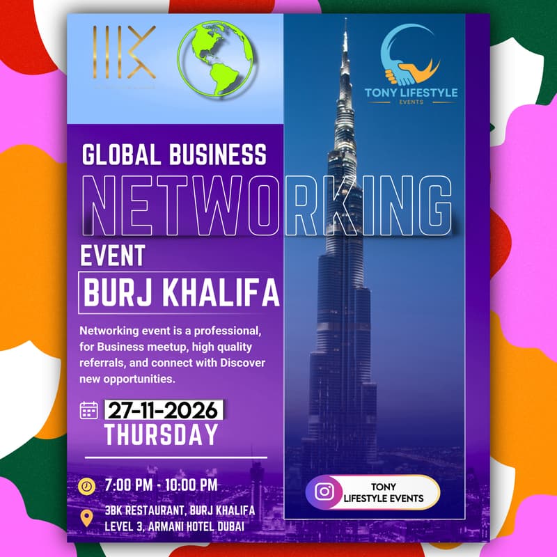 Cover Image for GLOBAL BUSINESS NETWORKING EVENT