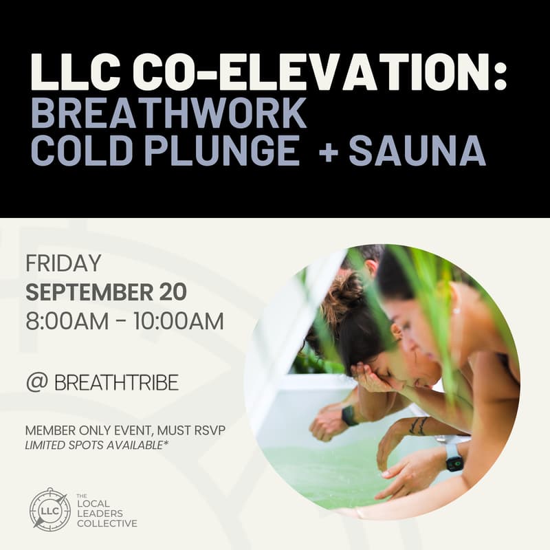 Cover Image for CO-ELEVATION: BREATHWORK, COLD PLUNGE + SAUNA