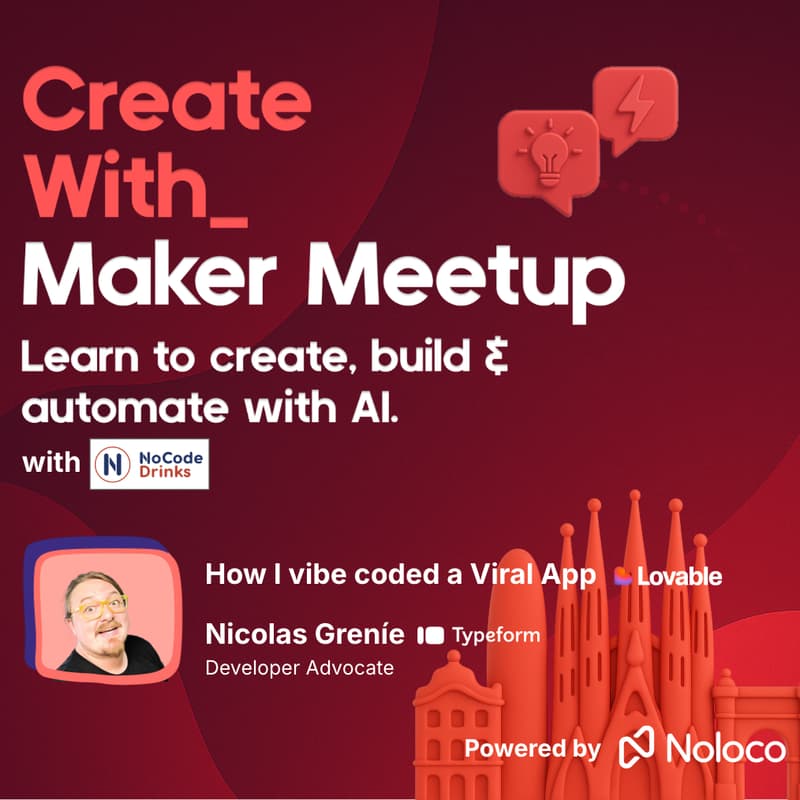 Cover Image for Create With - Barcelona AI Meetup