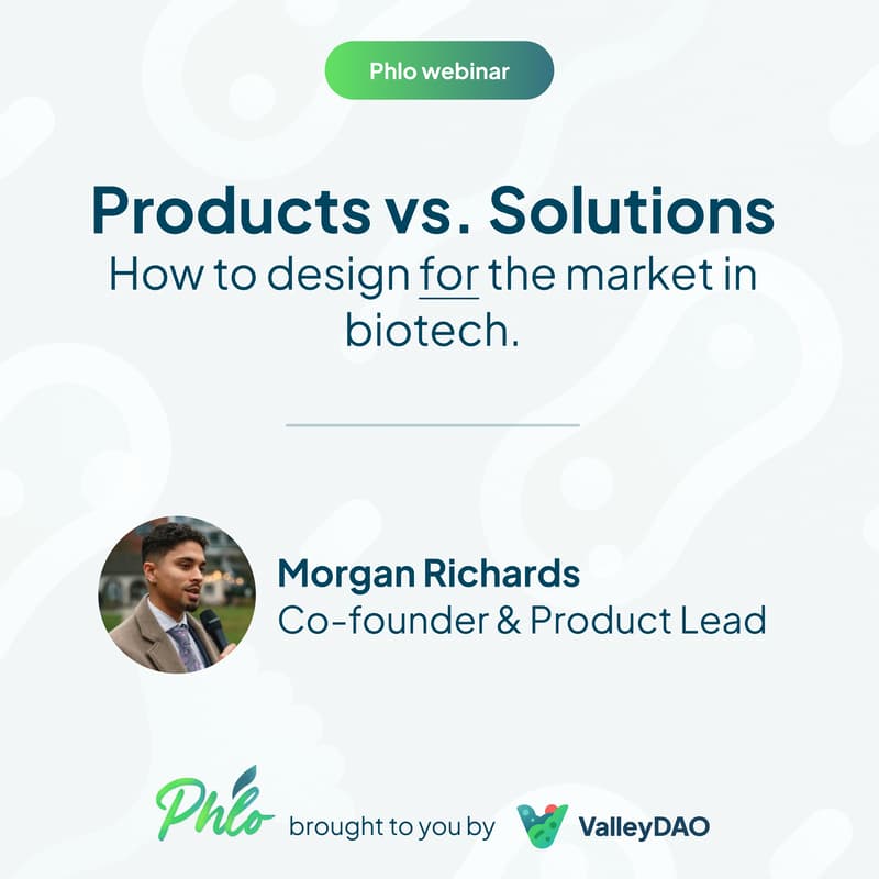 Cover Image for Products vs. Solutions: How to design for the market in biotech.