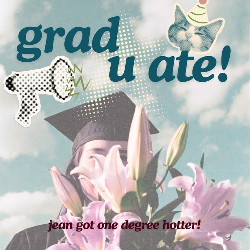 Cover Image for grad u ate: jean's afterparty!