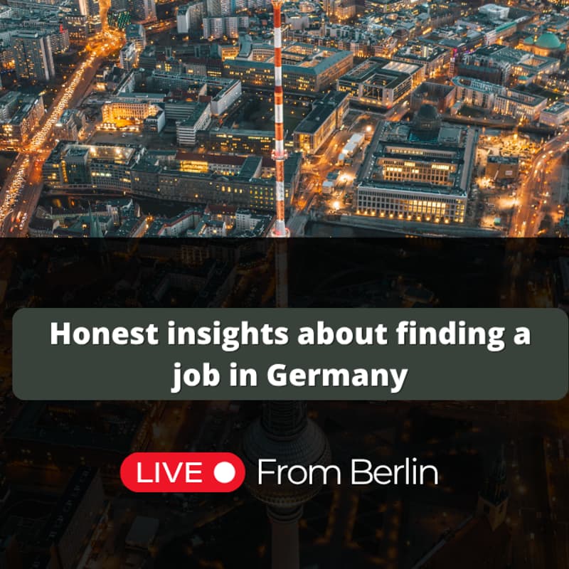 Cover Image for Finding a Job and Relocating to Germany: What Actually Works — Live from Berlin