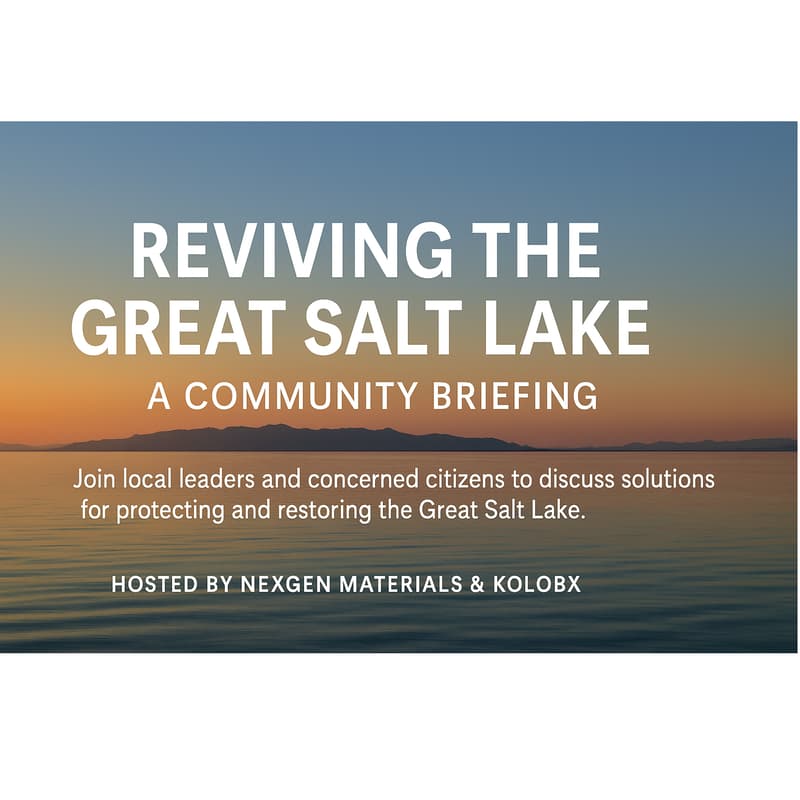 Cover Image for Reviving The Great Salt Lake - A Community Briefing