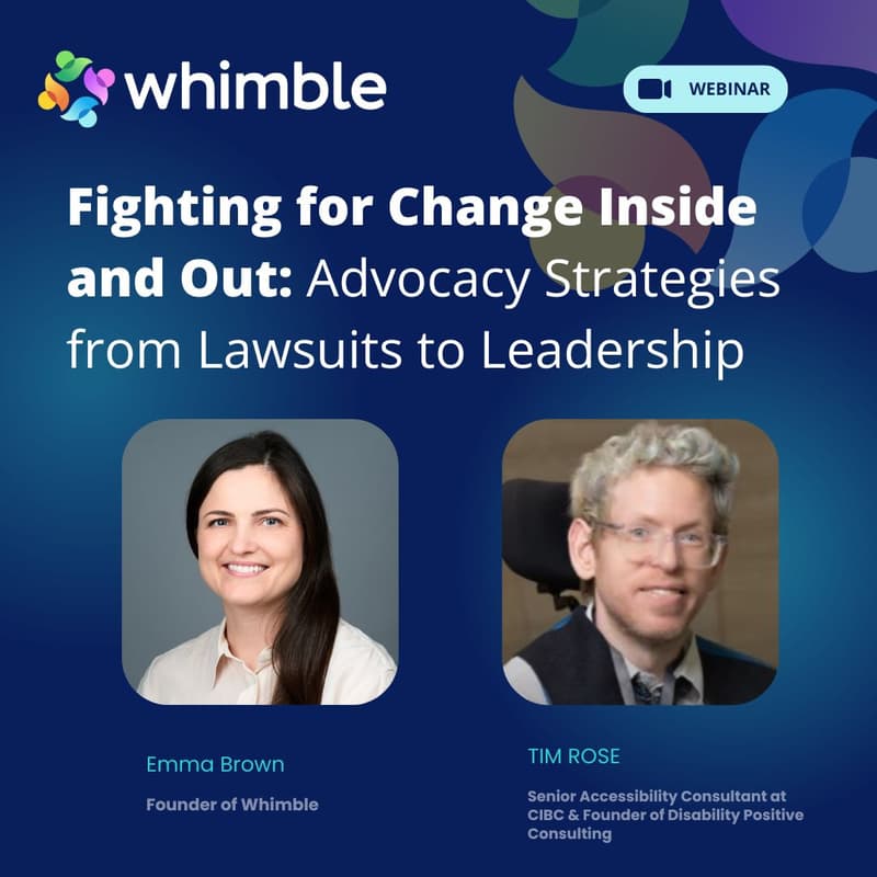 Cover Image for Whimble Webinar: Fighting for Change Inside and Out