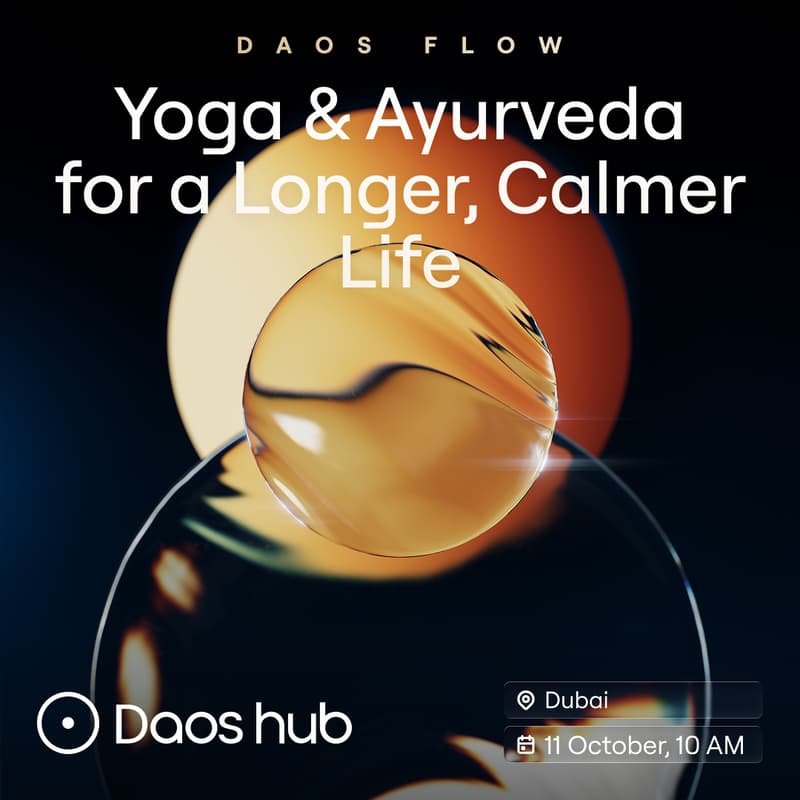 Cover Image for Daos Flow: Yoga & Ayurveda for a Longer, Calmer Life