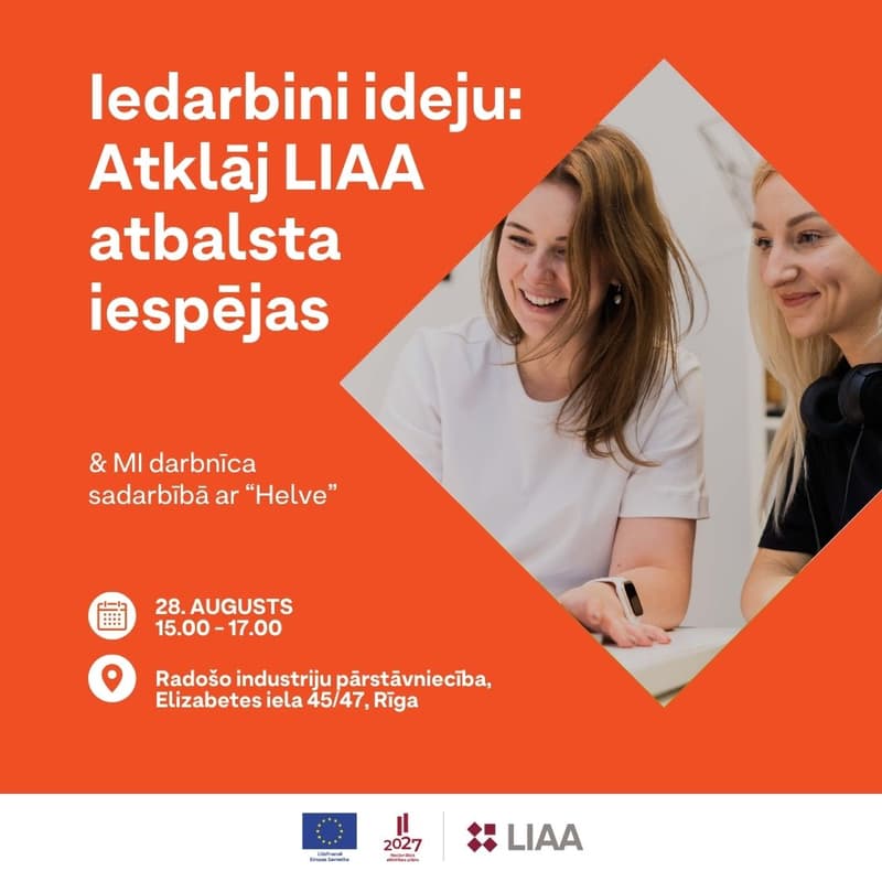 Cover Image for Iedarbini ideju: Atklāj LIAA atbalsta iespējas