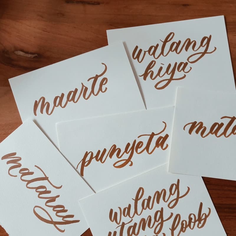 Cover Image for Jun 15: Maarte Maldita Maganda Calligraphy Workshop