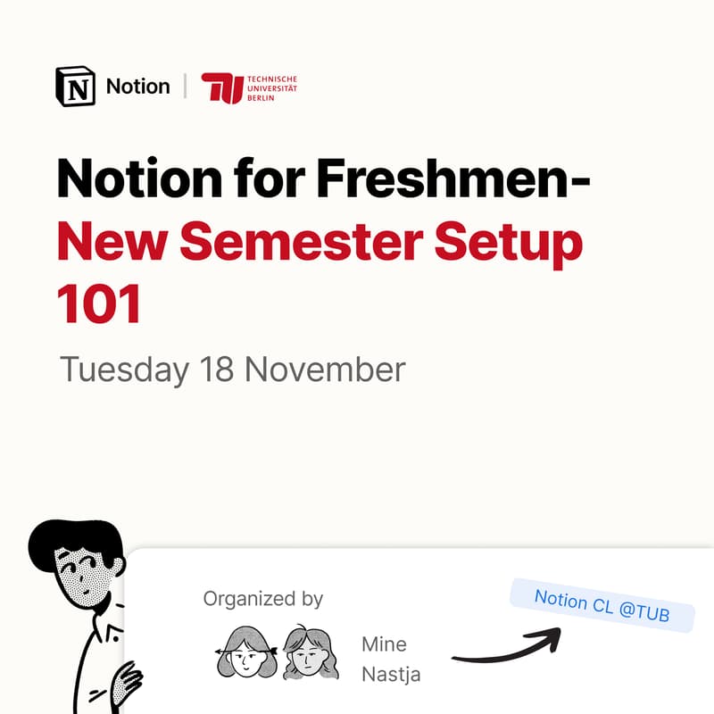 Cover Image for Notion for Freshmen: New Semester Setup 101