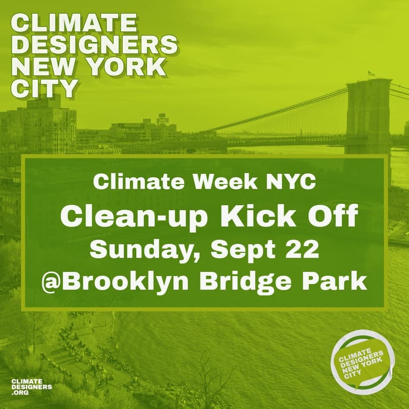 Cover Image for NYC Climate Week Kick-Off: Brooklyn Bridge Park Cleanup