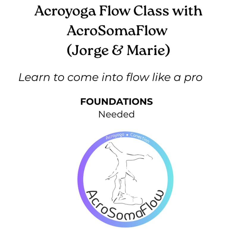 Cover Image for Acroyoga Flow Class with AcroSomaFlow