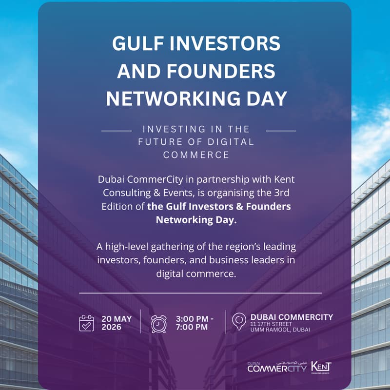 Cover Image for Gulf Investors & Founders: Investing in the Future of Digital Commerce