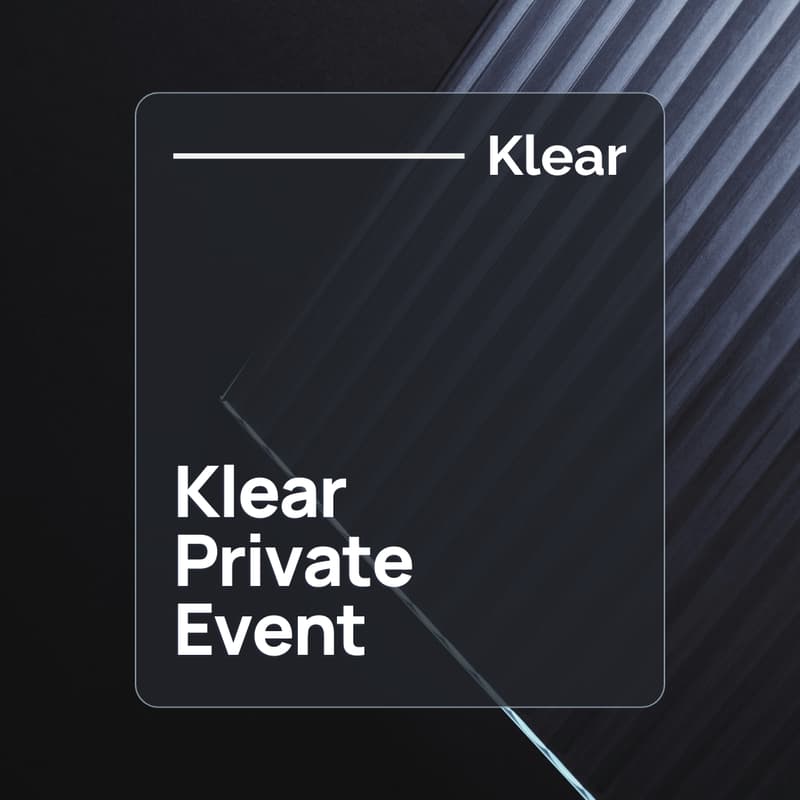 Cover Image for Klear Private Event - Talk & Aperitivo