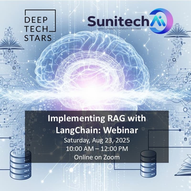 Cover Image for Implementing RAG with LangChain: Webinar