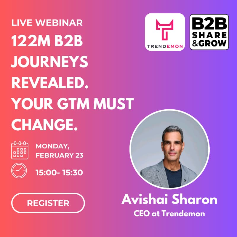 Cover Image for 122M B2B Journeys Revealed. Your GTM Must Change