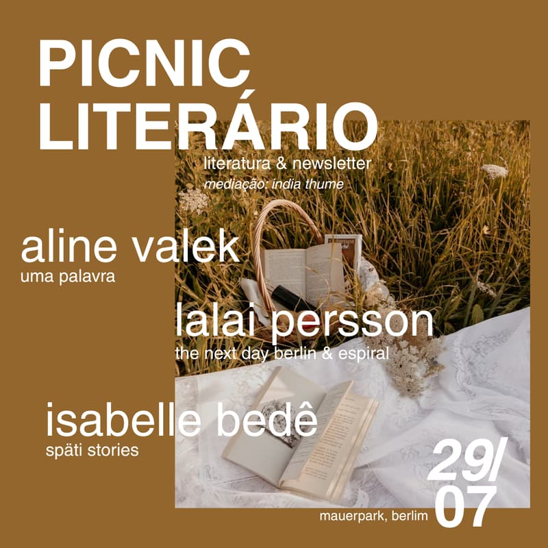 Cover Image for Picnic Literário: Literatura & Newsletter