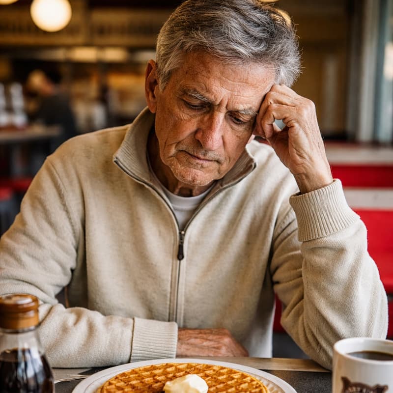 Cover Image for I’m Turning 40 So We’re Going To Waffle House