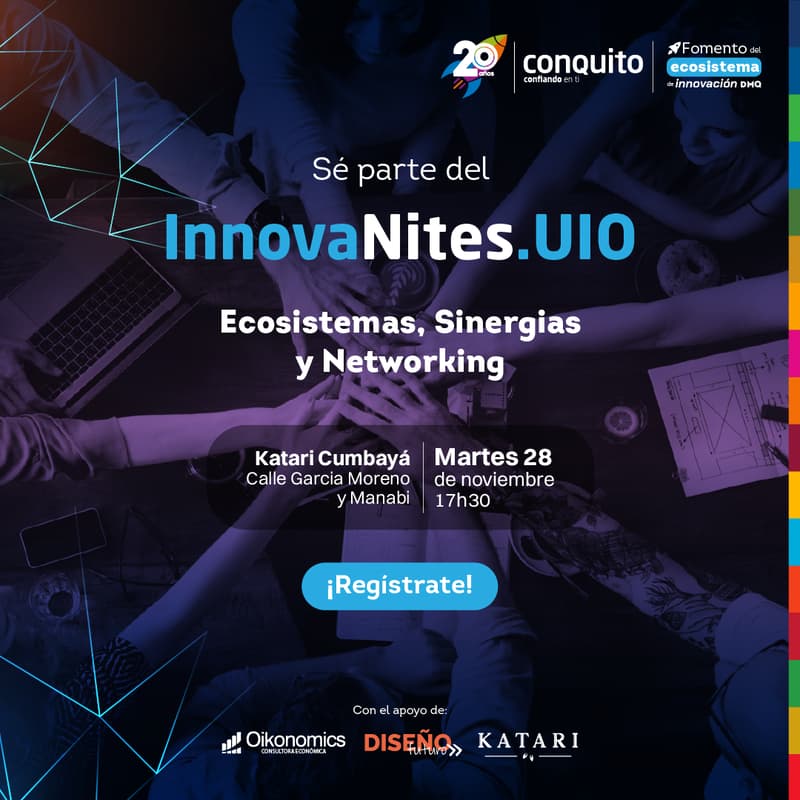 Cover Image for InnovaNites.UIO: Ecosistemas, Sinergias y Networking