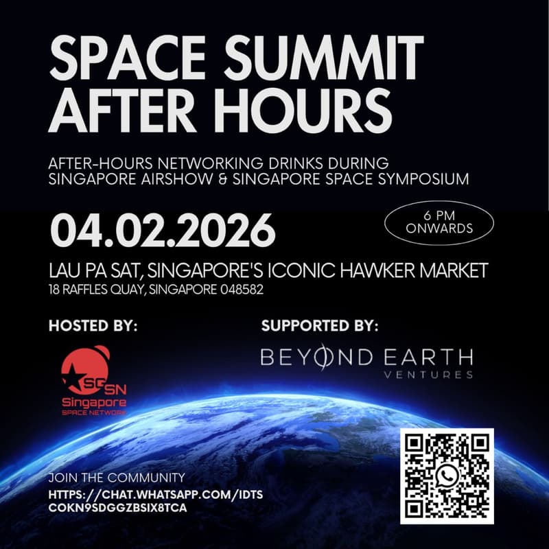 Cover Image for Space Summit After Hours @ Singapore Airshow & Space Symposium