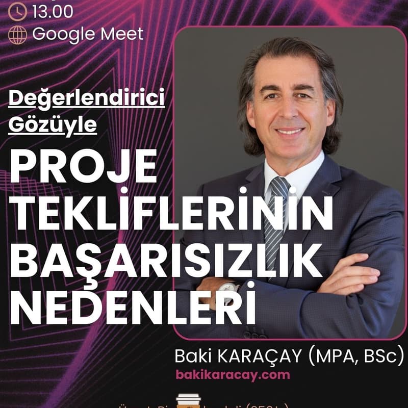 Cover Image for DEĞERLENDİRİCİ GÖZÜYLE PROJE TEKLİFLERİNİN BAŞARISIZLIK NEDENLERİ
