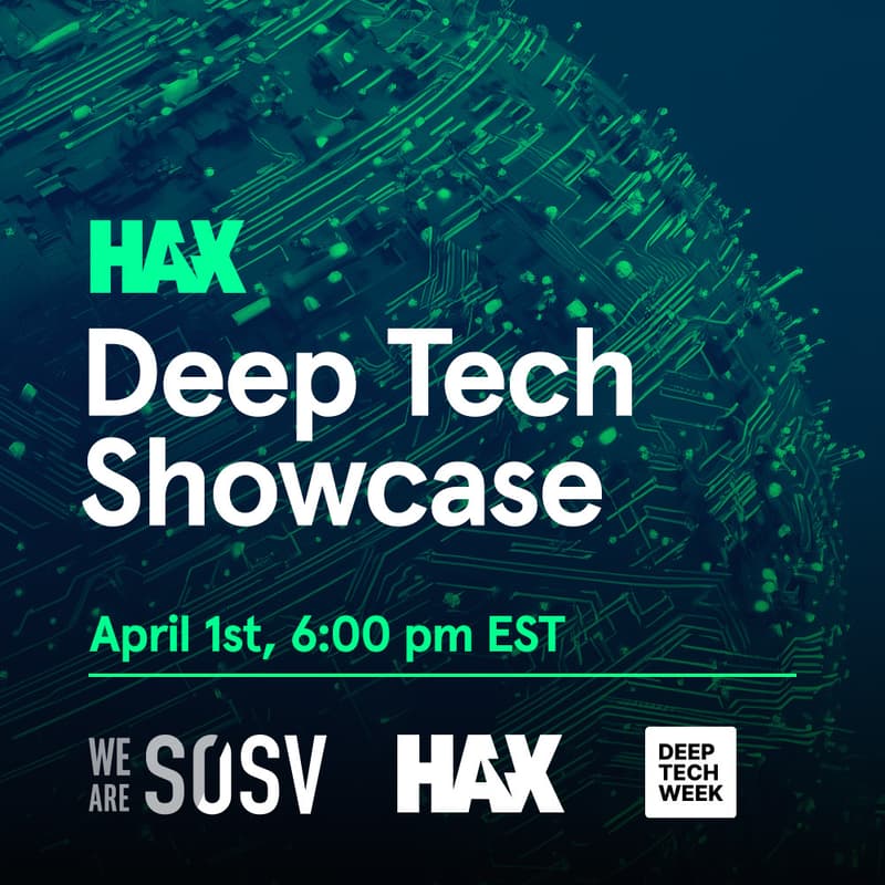 Cover Image for SOSV's HAX Deep Tech Showcase (In-Person)