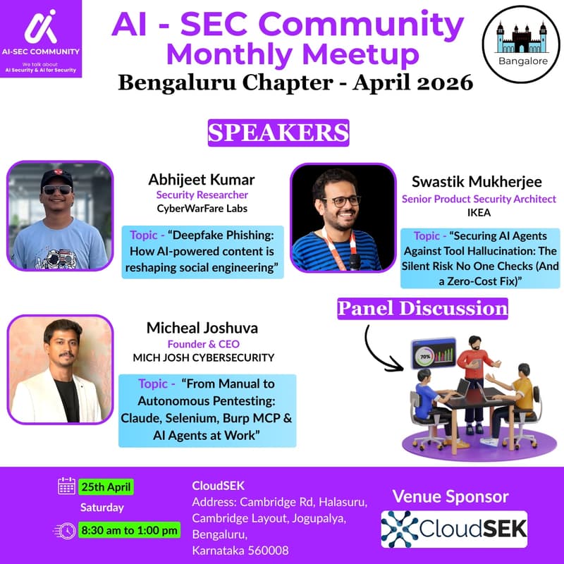 Cover Image for AI - SEC COMMUNITY MEETUP | April 2026