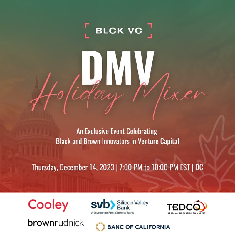 Cover Image for BLCK VC DMV Holiday Mixer