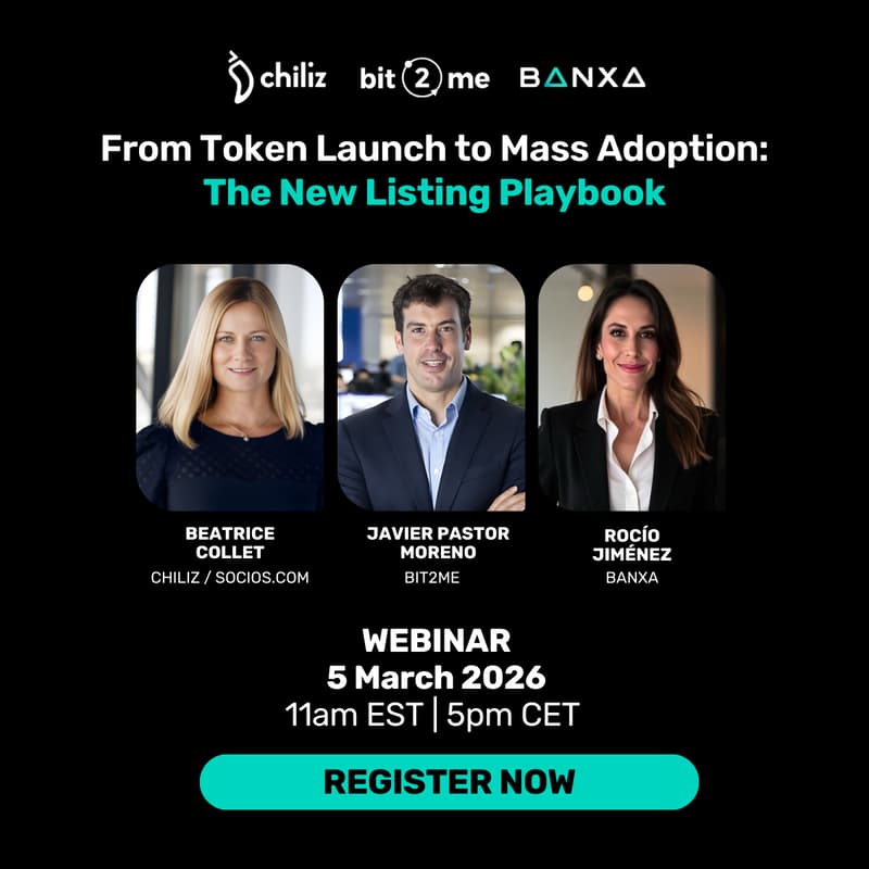 Cover Image for Webinar: From Token Launch to Mass Adoption - The New Listing Playbook