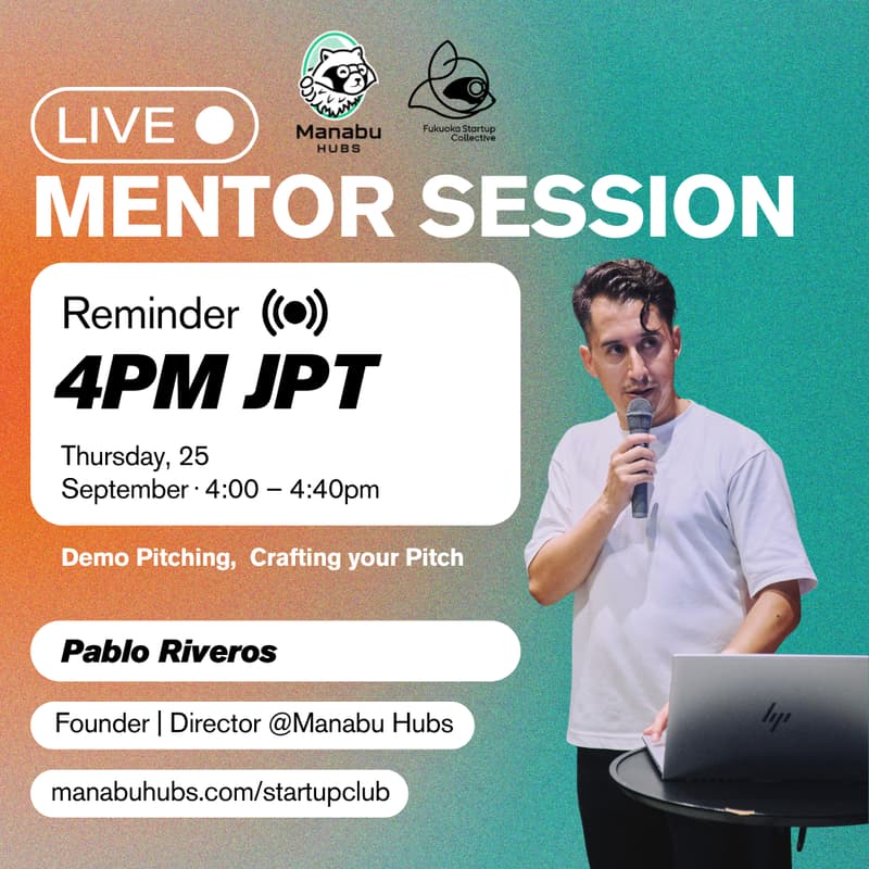 Cover Image for Mentor Session: Demo Pitching | Crafting your Pitch