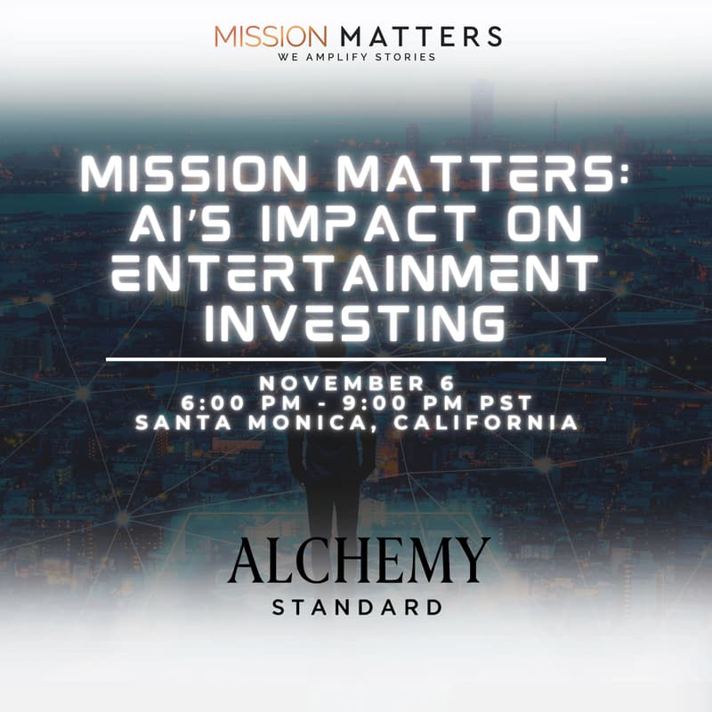 Cover Image for Mission Matters: AI’s impact on Entertainment Investing