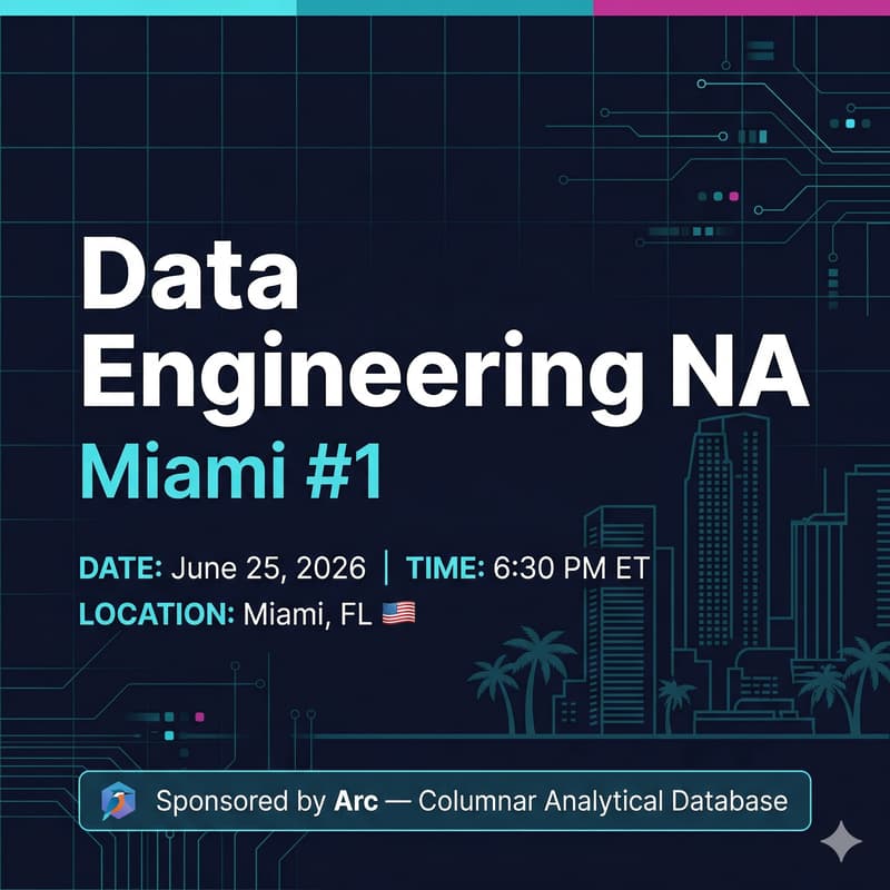Cover Image for Data Engineering NA — Miami #1