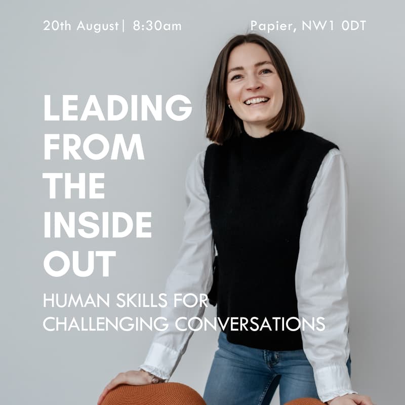 Cover Image for Leading From the Inside Out: Human Skills For Challenging Conversations