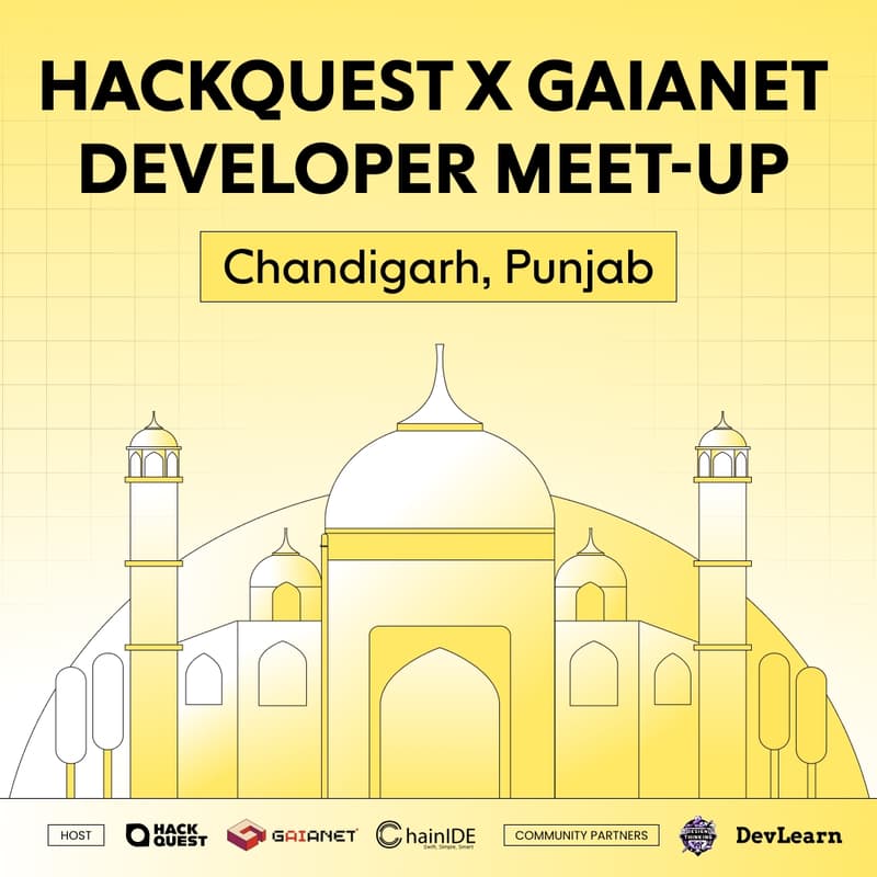 Cover Image for HackQuest x Gaia Developer Meet-up - Chandigarh, India