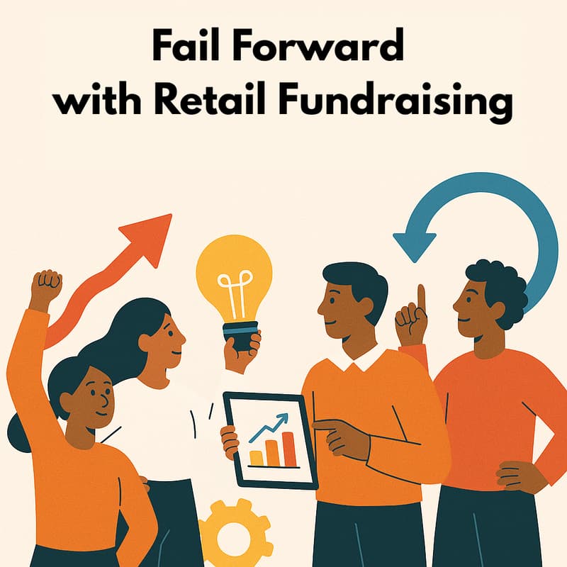 Cover Image for Fail Forward with Retail Fundraising