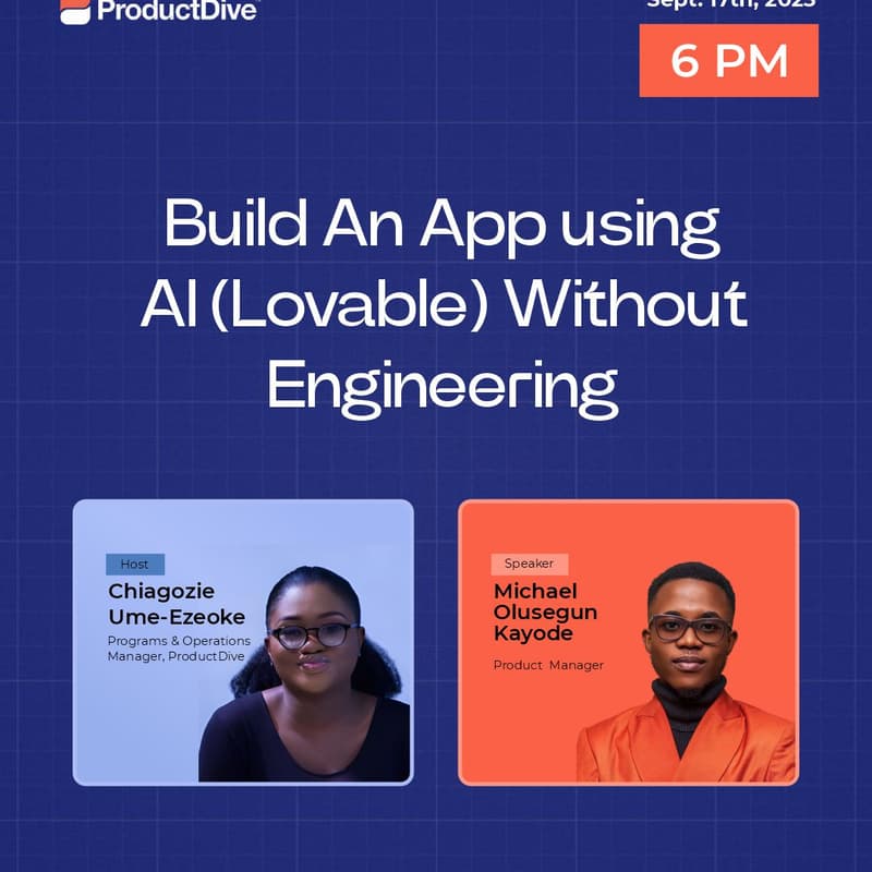 Cover Image for ProductDive AI Event